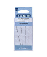 Beadalon Collapsible Eye Needle 2.5-Inch Heavy 4-Pack Beading Needles - £5.02 GBP