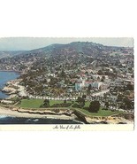 Post Card CA La Jolla, California Hotel La Valencia AIR VIEW Residential... - $9.85