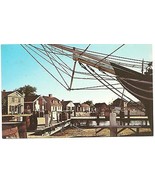 Post Card CT Mystic Connecticut ~ Mystic Seaport ~ A Living Maritime Museum - £7.74 GBP