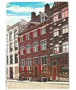 Post Card Europe Amsterdam Rembrandt House,  Red Nederland Stamp 40C ~19... - £7.75 GBP