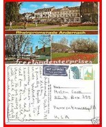 Post Card Europe GERMANY Rheinpromenade Andernach Germany Herst Schoning... - £7.75 GBP