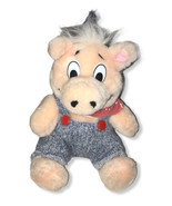 Vintage 1995 Play By Play Toys Pig In Overalls Plush  - £7.18 GBP