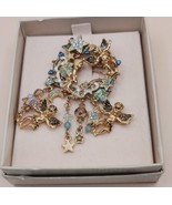 Kirk&#39;s Folly Angel Brooch and Earrings, In original box - $115.00