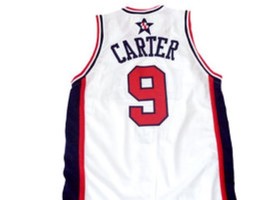 Vince Carter #9 Team USA BasketBall Jersey White Any Size image 2