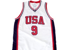 Vince Carter #9 Team USA BasketBall Jersey White Any Size image 5
