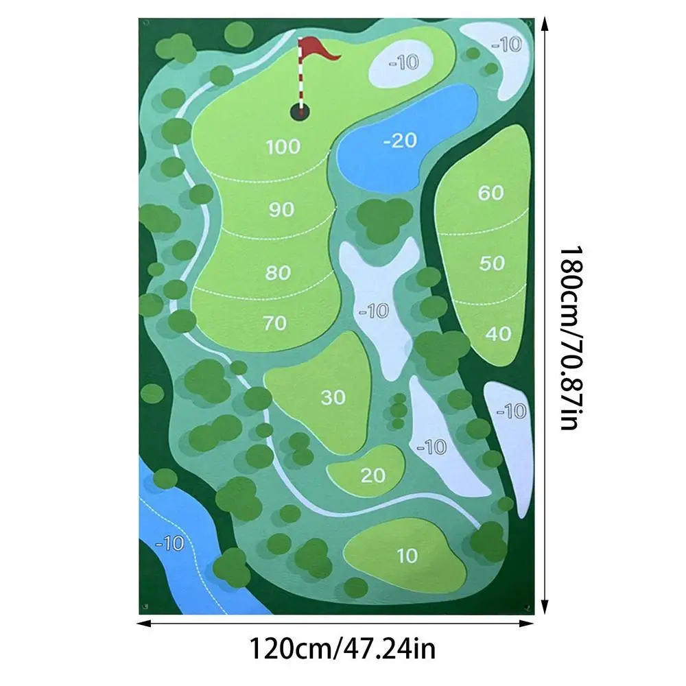 Indoor Detection Batting Golf Training Mat Golf Hitting Mats Royale Golf Game Go - $234.33