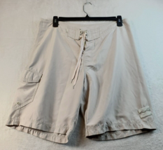 Billabong Board Short Mens Size 36 Tan Polyester Pockets Logo Pull On Drawstring - £12.18 GBP