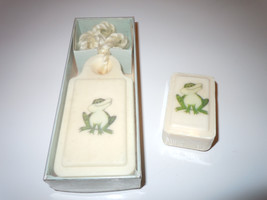 Katherine Gray French Milled Frog Soap On Rope & Small Hand Soap Subtly Scented - $11.99