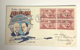 Golden Anniversary of Aviation Fluegel Mail Cover First Day of Issue 1953 - £20.08 GBP