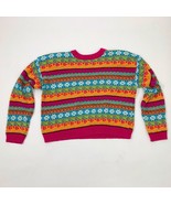 Radishest &amp; Roses Women&#39;s Multicolor Sweater Size Medium Vintage - $20.82 CAD