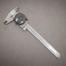 Vintage Peacock 6&quot; Hardened Stainless Dial Caliper No. 6350B - £84.10 GBP
