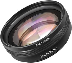 M-Remote 18 Mm Wide Angle Macro Combined Additional Camera Lens For 52Mm, Black - £39.93 GBP