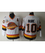 Canucks #10 Pavel Bure Jersey Old Style Uniform White - $49.00
