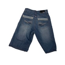 Chams Boys Size 14 Jean Denim Shorts Long - $9.89