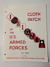 ASMIC, CLOTH PATCH GUIDE, PART V, ENGINEERS,  FOR COLLECTORS - $158.43 MXN