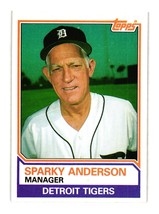 1983 Topps #666 Sparky Anderson - £2.25 GBP