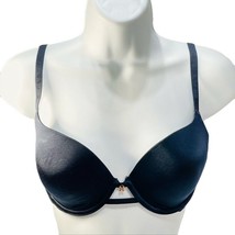 SAVAGE X Bra Tee Shirt Cage Back Lightly Lined Underwire in Black Size 32DD - £11.99 GBP