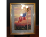 FRAMED THOMAS KINKADE LIGHT OF FREEDOM HD PHOTO PRINT IN GOLD FRAME 15.5... - $72.70
