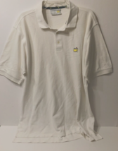 $9.99 Masters Slazenger National Shop White Cotton Golf Augusta Polo Shirt XL - £7.77 GBP