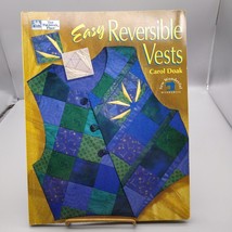 Vintage Quilting Patterns, Easy Reversible Vests by Carol Doak, That Patchwork - £6.92 GBP