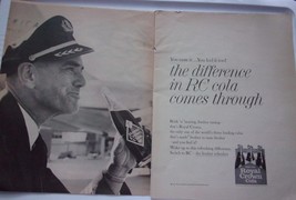 Royal Crown Cola Boat Captin Drinking 2 Page Magazine Print Ad 1962 - $4.99