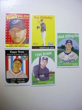 Lot of (5) 2007-8 Topps Heritage Baseball Cards #118/493 and #146/285/390-ex/mt  - £2.73 GBP