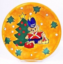 Belagio Christmas Teddy Bear Nutcracker 8 3/4&quot; Plates Set Of 2 - £13.44 GBP