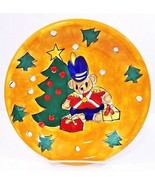 Belagio Christmas Teddy Bear Nutcracker 8 3/4&quot; Plates Set Of 2 - £13.29 GBP