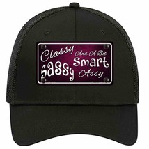 Classy Sassy Novelty Black Mesh License Plate Hat - £23.16 GBP