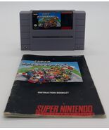 Super Nintendo SNES Super Mario Kart w/ Booklet RARE - $84.20 CAD