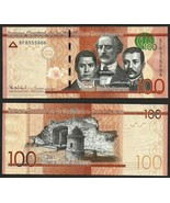 DOMINICAN REPUBLIC 2014 UNC 100 Pesos Banknote Paper Money Bill P- 190 - £3.92 GBP