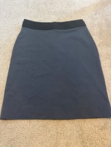BCBG Maxazria Gray Bandage Midi Skirt Bodycon Sexy Classy Office Retro Preppy M - £25.74 GBP