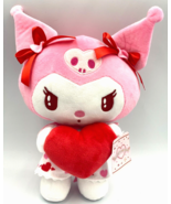 Kuromi Holding Heart Valentines Plush Toy Hello Kitty 9.5 Inch New w/tag... - $29.81 CAD