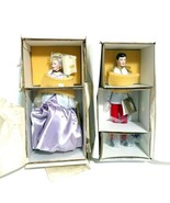 Franklin Mint Disney&#39;s Cinderella + Prince Charming Porcelain Doll New i... - £166.59 GBP