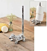 Pup Toilet Roll holder in distressed tin - £22.31 GBP