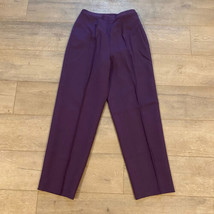 Together Casual Dress Pants ~ Sz 8P ~ Purple ~ High Rise ~ 28&quot; Inseam ~ Pleated - £17.95 GBP