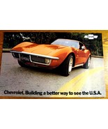 1972 CORVETTE C3 Original Brochure Poster - £16.22 GBP