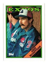 1988 Topps #488 Andy McGaffigan Montreal Expos - £2.35 GBP