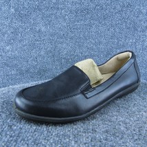 SOUL Naturalizer Kimmey Women Flat Shoes Black Leather Slip On Size 8.5 Medium - £19.78 GBP
