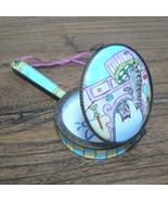 Cat Enameled Vanity Hand Mirror / Trinket Box (BN-MIR103) - $35.43 CAD