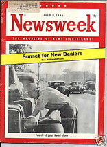 Newsweek Magazine Sunset for New Dealers July 8, 1946 - £11.72 GBP