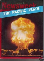 Newsweek Magazine The Pacific Tests  May 7, 1962 - £11.81 GBP