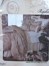 Isabella Collections  &quot;Regalia&quot; Ivory 26&quot; Sq 1 Pc Euro Sham  Nib $285 - £47.47 GBP