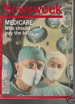 Newsweek Magazine MEDICARE Who Should Pay April 2, 1962 - £11.86 GBP