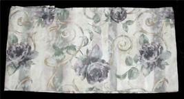 Croscill Amethyst Chambord Cassis Scroll Valance 17.5&quot; W x 86&quot; L Used? 2... - £21.57 GBP