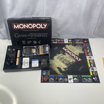 Monopoly Game of Thrones Collector&#39;s Edition Hasbro 2015 TV Show COMPLETE - £15.94 GBP