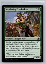 MTG Card Adventures in the Forgotten Realm Wandering Troubadour 210 Drag... - $0.98