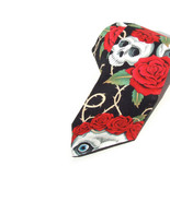 Skulls and Roses Men&#39;s Tie - £19.75 GBP