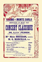 Concert at the Monte Carlo Casino 20 x 30 Poster - £20.52 GBP