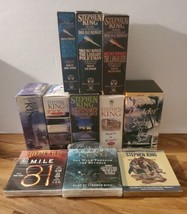 Stephen King Audiobooks Lot of 11 Cassette &amp; CD Dreamcatcher Nightmares Madder - £63.37 GBP